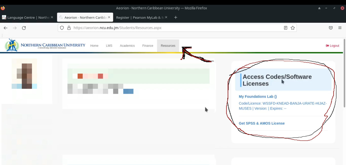 What is an access code?