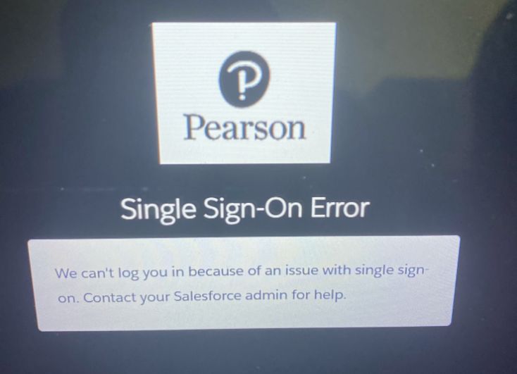 I see "Single Sign-On Error", what should I do?
